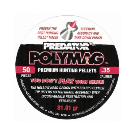 Пули JSB Predator Polymag 9,0 мм, 5,25 грамм, 50 штук